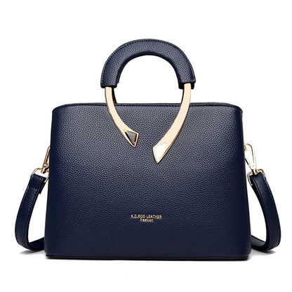 VANDERWAH véritable haute qualité en cuir fourre-tout décontracté sacs à main de luxe femmes sacs concepteur épaule sacs à bandoulière pour les femmes 2024
