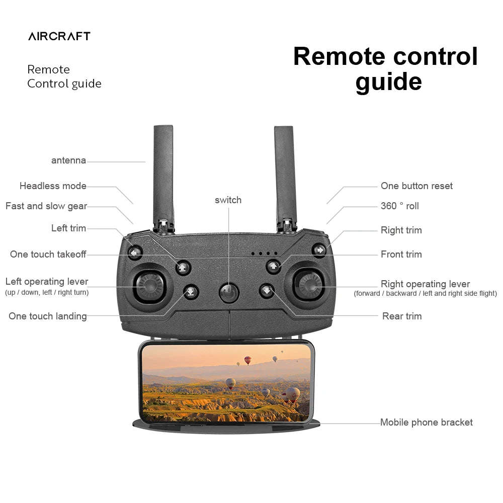 Drone professionnel E99Pro avec caméra pour touristes, 4K, WIFI, flux optique, fpv, évitement d'obstacles, photographie aérienne, quadrirotor