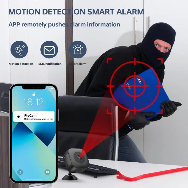 Xiaomi Mini caméra de sécurité Pro 4K FullHD WiFi Surveillance avec Audio bidirectionnel détection de mouvement infrarouge Vision nocturne caméra de sécurité
