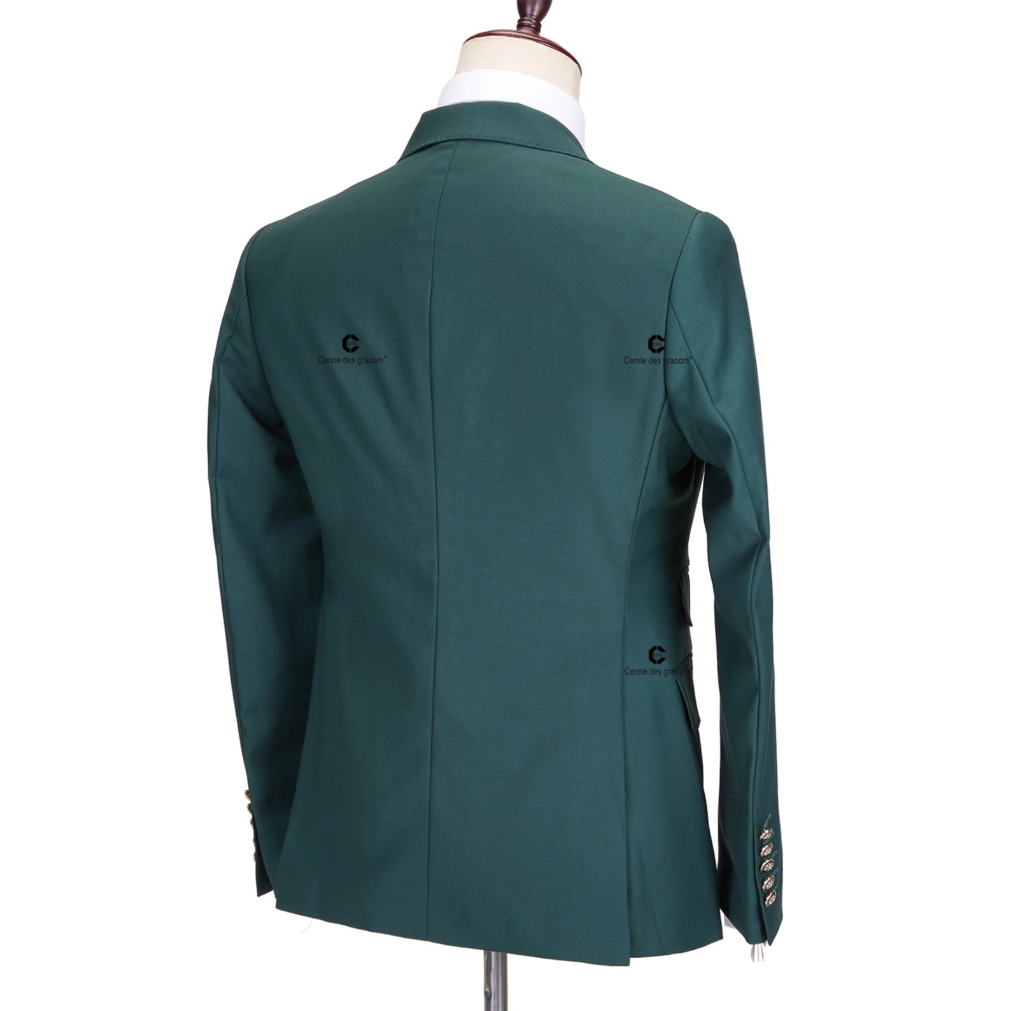 Cenne Des Graoom – Costume élégant pour hommes, ensemble 2 pièces, vert, Double boutonnage, coupe cintrée, haute qualité, Costume de fête de mariage, nouvelle collection 2023