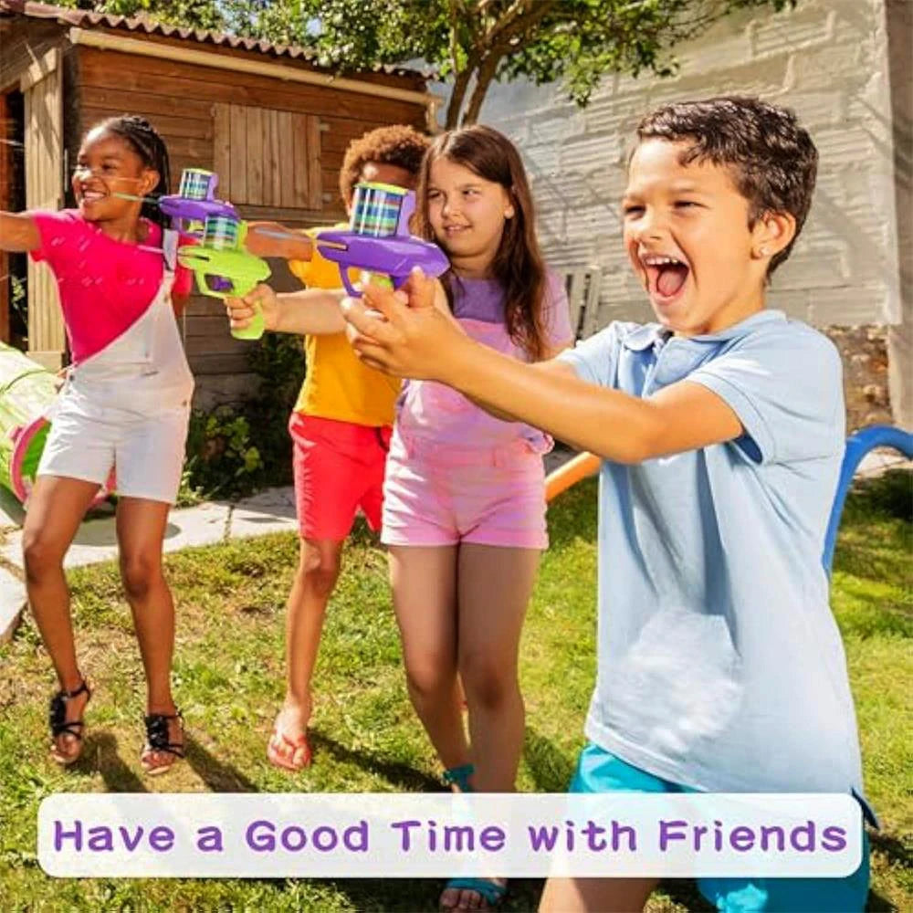 Pistolet à disque en mousse pour enfants, jeu de plein air, jouet, disque volant, lanceur de tir, Double jouet interactif Parent-enfant