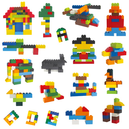 1000 bricolage blocs de construction créatifs ensemble en vrac blocs de construction classiques urbains assemblés cadeau d'anniversaire jouets éducatifs pour enfants