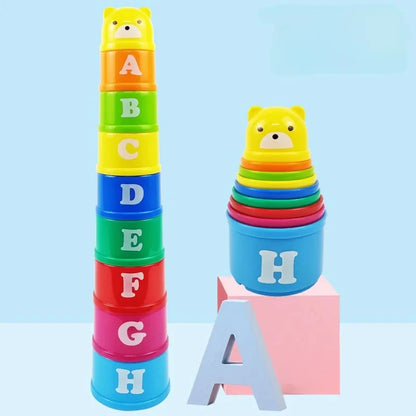 Enfant cerveau réponse bataille pli tasse main vitesse compétition pli tasse bébé pile jeu éducation précoce Puzzle Train jeux de société jouet