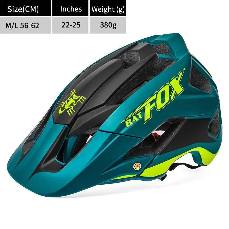 BATFOX-Casque de vélo pour homme, casque de vélo, casque de vélo de montagne, casque de vélo VTT, casquettes de vélo