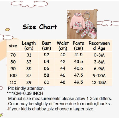 Ensemble de Vêtements à Capuche pour Bébé Fille de 0 à 18 Mois, Haut à Manches sulf, Pantalon, Bandeau de Sauna à Nministériels d Papillon, à la Mode, Automne, 3 Pièces