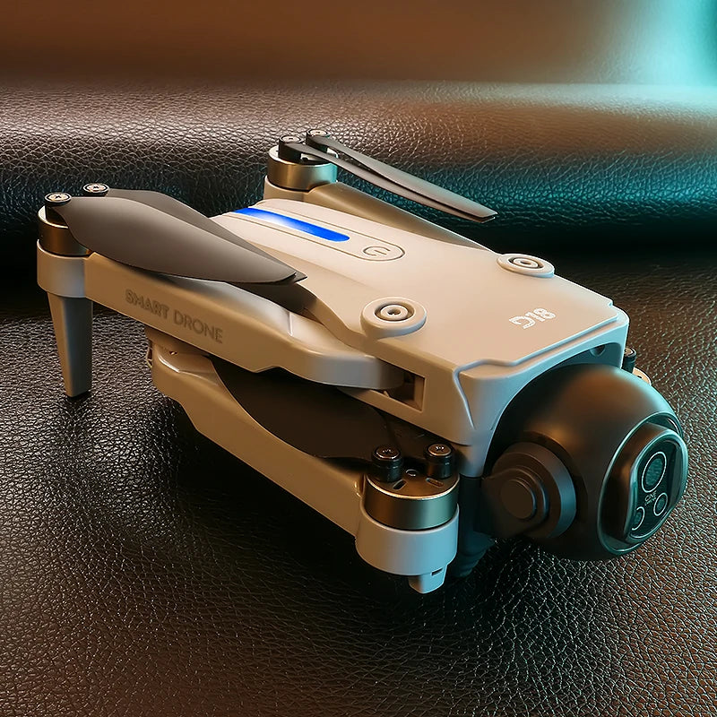 Drone de contrôle d'écran D18, moteur sans balais, quatre côtés d'évitement d'obstacles, flux optique 5G WiFi FPV, avion de photographie aérienne
