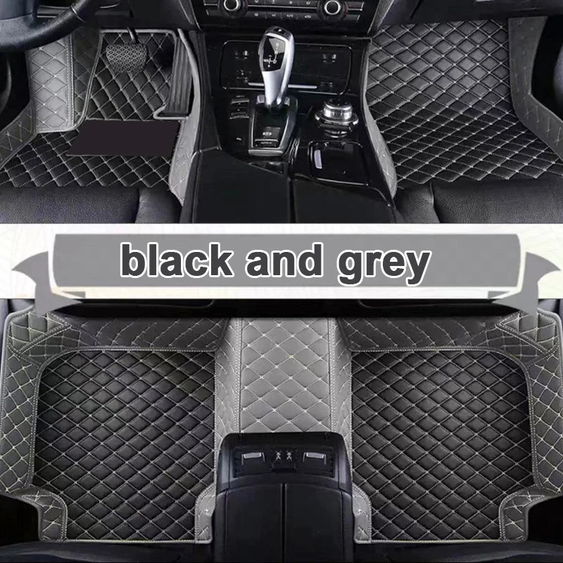 Tapis de sol de voiture en cuir de luxe personnalisé pour Renault Clio 4 2013 2014 2015 2016, ensemble complet d'accessoires imperméables pour femmes