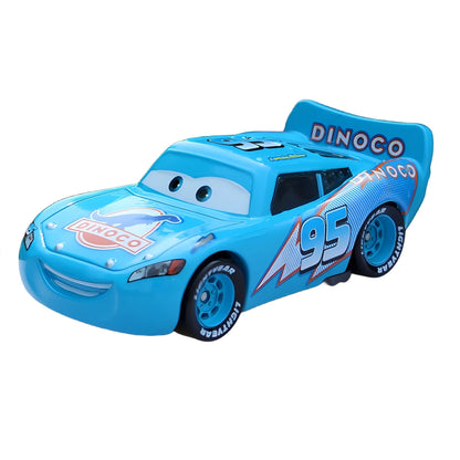 Disney Pixar-Voitures Rains Mcqueen Mack UnmunCollection pour enfants, véhicules moulés sous pression, modèle de jouet en alliage, cadeau, 3 jouets, 1:55