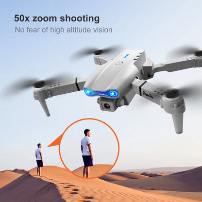 Drone professionnel E99 Pro avec caméra 4K, photographie aérienne, caméra HD pour touristes, évitement d'obstacles à trois côtés, quadrirotor
