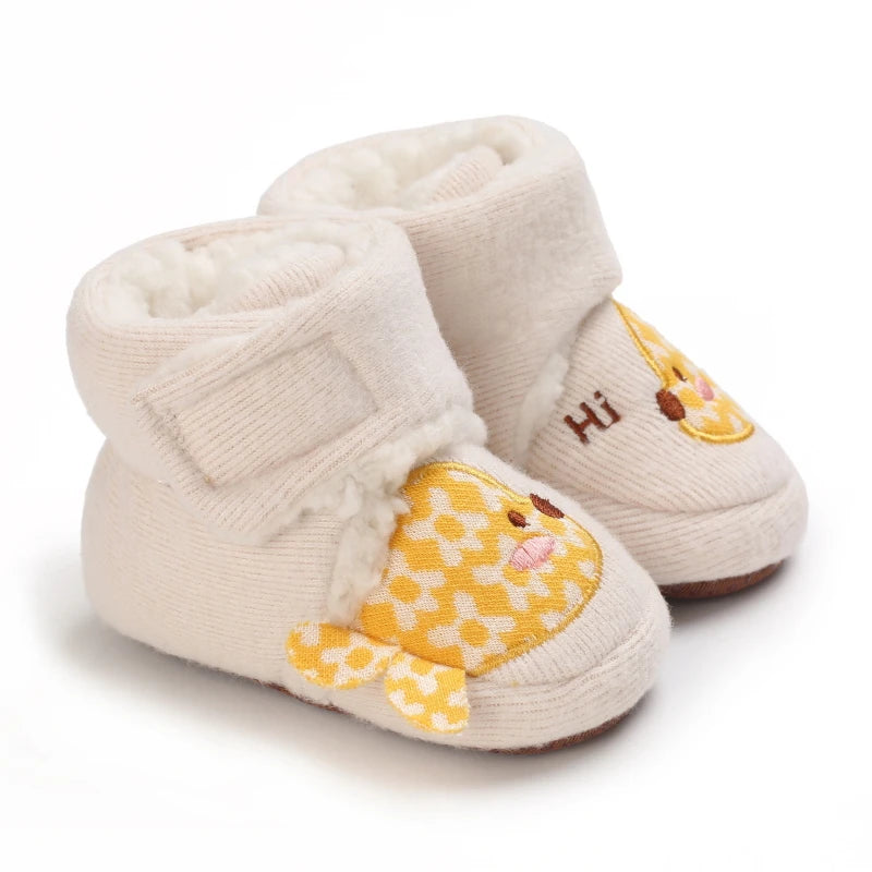 Mode bébé filles garçons mignon doux dessin animé coton enfant en bas âge chaussures premier marcheur chaussures pour les nouveau-nés