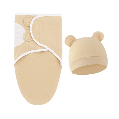 Bébé lange d'emmaillotage doux cocon bébé couvertures nouveau-né lange d'emmaillotage chaud coton bébé literie couverture