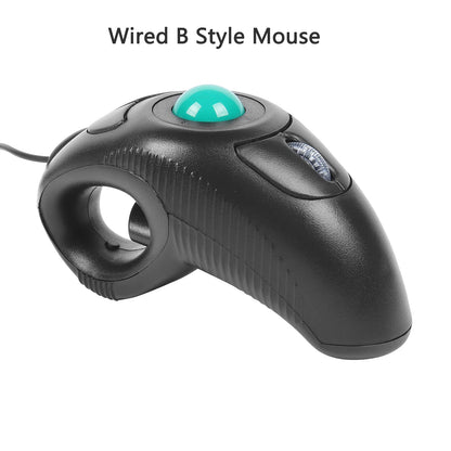 Souris Laser portable ergonomique, commande au pouce, sans fil, optique, filaire, USB, pour ordinateur portable et PC, nouvelle collection
