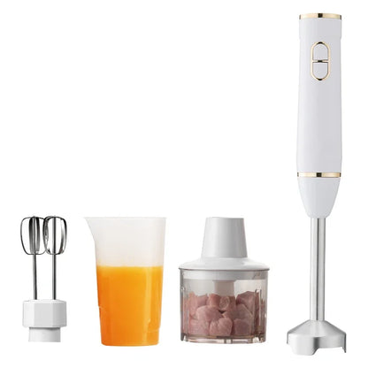 Mixeur à main multifonctionnel, robot culinaire, centre commercial, broyeur à viande Ju479, hachoir, fouet, batteur à œufs, mousseur