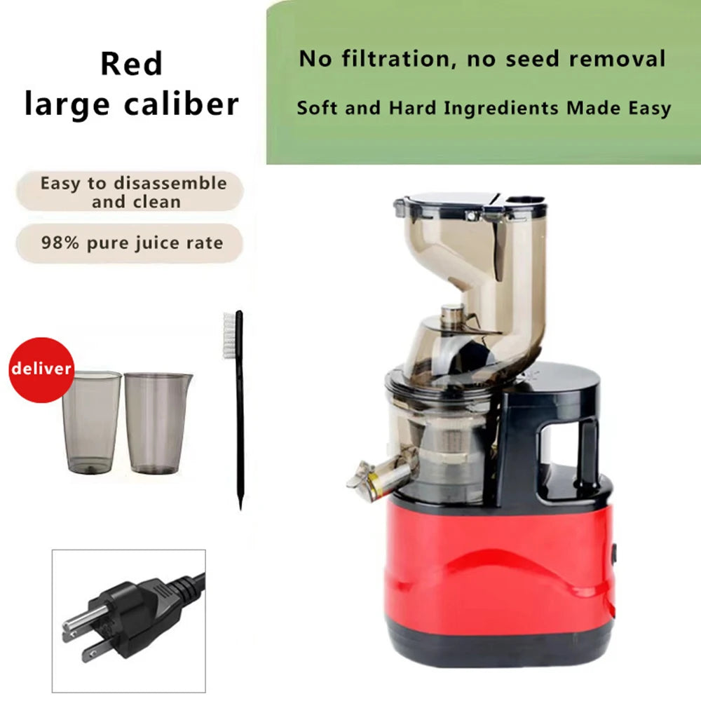 Mélangeur 500W pour mélangeurs de fruits de cuisine, presse-agrumes électrique Portable, filtre de séparation des résidus de jus, machine à jus d'orange