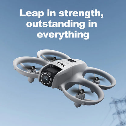 V66 Mini Drone 4K professionnel double caméra Mode sans tête évitement d'obstacles WiFi FPV Dron 360 °   Jouets quadrirotor RC à rabat pour enfants