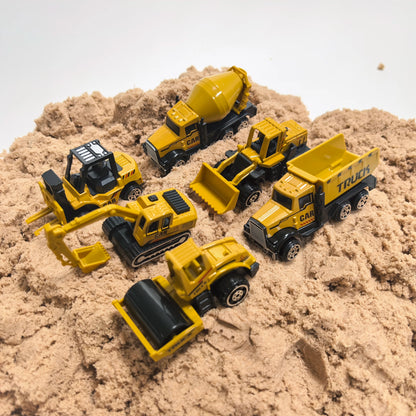 Ensemble de voiture et camion grue, jouets de Parking, véhicule d'ingénierie en alliage, tracteur, pelle, Construction pour garçon, cadeau d'anniversaire pour enfants