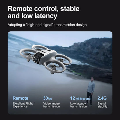 V66 Mini Drone 4K professionnel double caméra Mode sans tête évitement d'obstacles WiFi FPV Dron 360 °   Jouets quadrirotor RC à rabat pour enfants