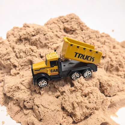 Ensemble de voiture et camion grue, jouets de Parking, véhicule d'ingénierie en alliage, tracteur, pelle, Construction pour garçon, cadeau d'anniversaire pour enfants
