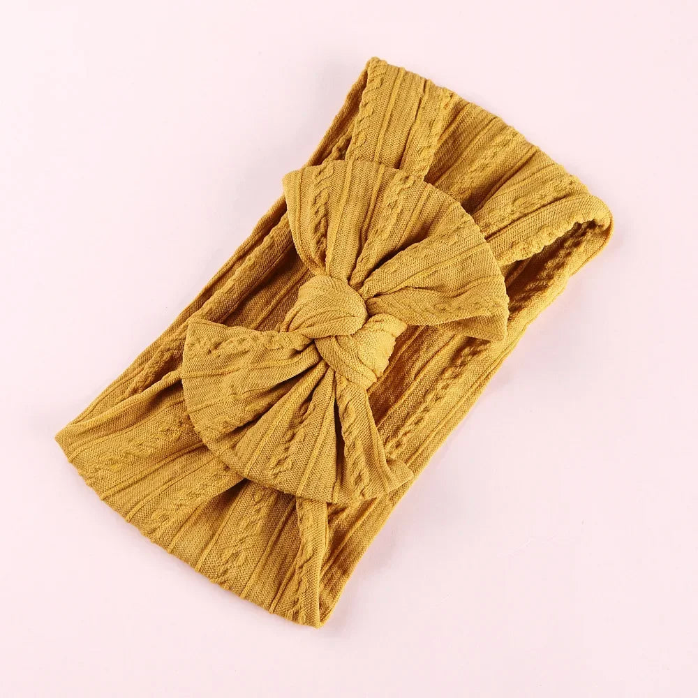 Bandeau élastique en Jacquard avec nœud papillon pour bébés, couvre-chef à nœud papillon, mignon, pour bébés filles, photographie pour nouveau-nés