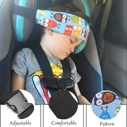Support de tête de siège de voiture pour bébé, ceinture de fixation réglable pour garçon et fille, positionneur de sommeil, oreiller de sécurité pour bébé, protection de tête pour bébé