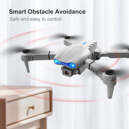 Drone professionnel E99 Pro avec caméra 4K, photographie aérienne, caméra HD pour touristes, évitement d'obstacles à trois côtés, quadrirotor
