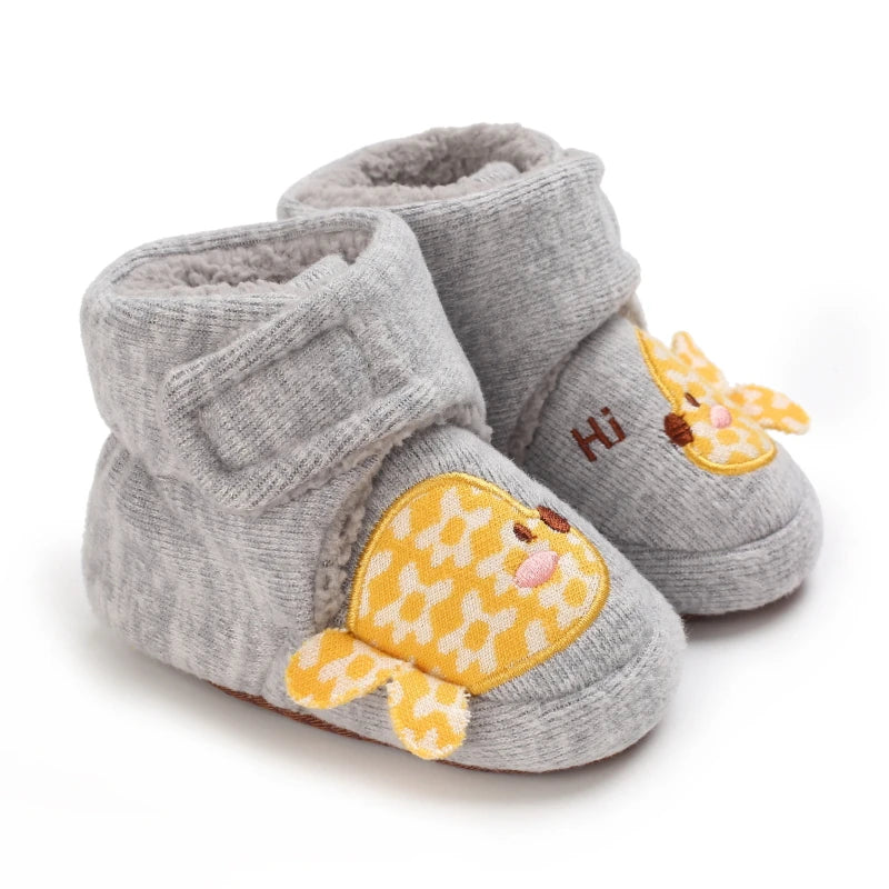 Mode bébé filles garçons mignon doux dessin animé coton enfant en bas âge chaussures premier marcheur chaussures pour les nouveau-nés