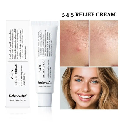 345 crème apaisante réparation du visage pour améliorer les défauts de la peau fournir un soin apaisant Lifting du visage beauté hydratant crème apaisante