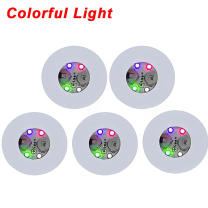 Autocollants de bouteille colorés Shoous Cowijk, lumières LED pour cocktail, maison, fête de mariage, décoration de table de Noël, 3 modes, 1 pièce, 5 pièces