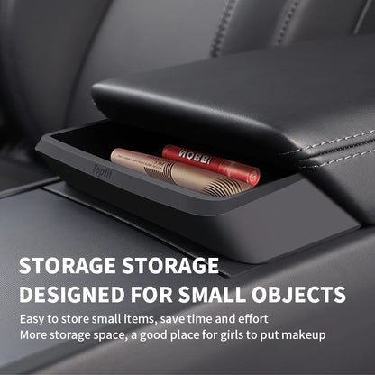 Boîte de rangement d'accoudoir Central pour Tesla modèle Y/3/3, étui de rangement pour lunettes de voiture Highland, accessoire multifonctionnel pour téléphone, nouveauté 2024