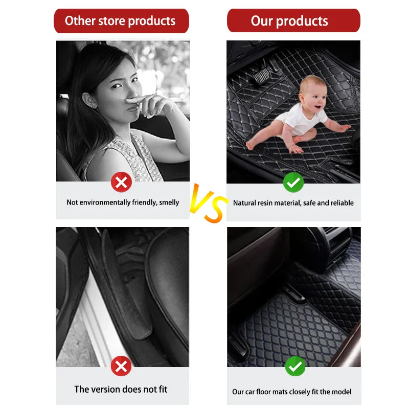 Tapis de sol en cuir pour voiture, tapis pour Renault Megane 3 2008 ~ 2014, centre de livraison directe, accessoires intérieurs automatiques, tapis, repose-pieds