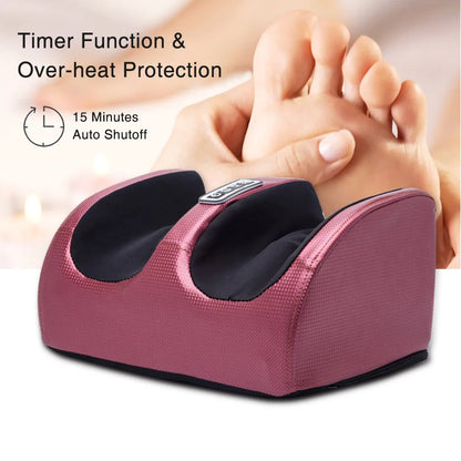 Masseur électrique de pieds, thérapie chauffante, Compression chaude, rouleau de pétrissage Shiatsu, Relaxation musculaire, soulagement de la douleur, Machine de Spa des pieds