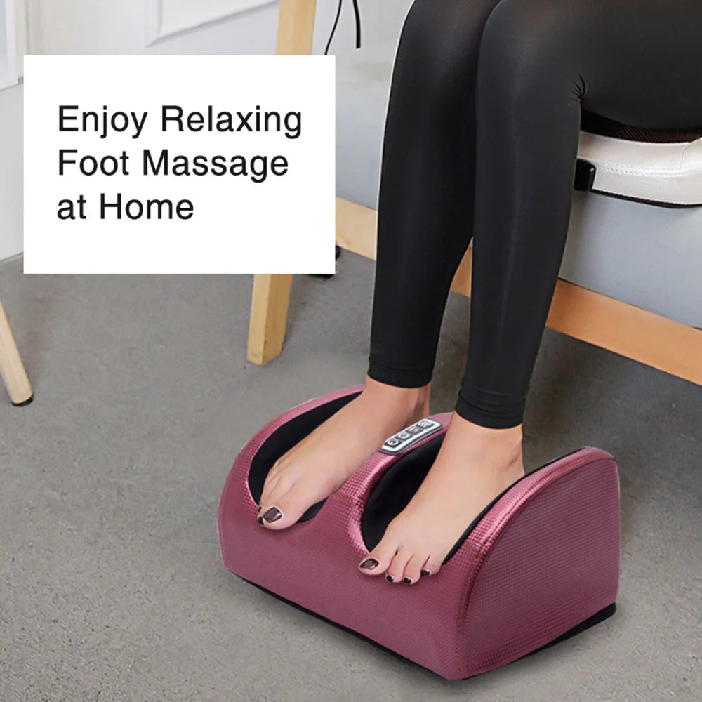 Masseur électrique de pieds, thérapie chauffante, Compression chaude, rouleau de pétrissage Shiatsu, Relaxation musculaire, soulagement de la douleur, Machine de Spa des pieds