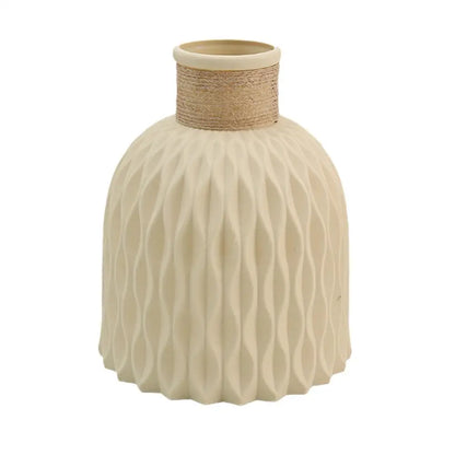 Vase à fleurs en plastique avec UL, pot de fleurs bricolage, porcelaine de salon, articles de fleurs, ornements de décoration pour la maison