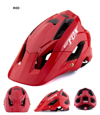 BATFOX-Casque de vélo pour homme, casque de vélo, casque de vélo de montagne, casque de vélo VTT, casquettes de vélo