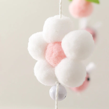 Berceau de bébé lit Mobile cloche hochet jouets en bois Crochet étoiles pendentif lit cloche jouets nouveau-né confort berceau support suspendus jouets cadeaux