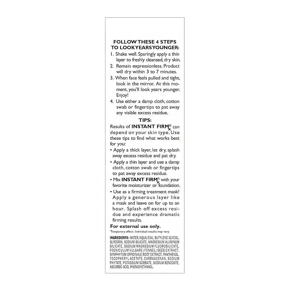 Raffermissant Temporaire pour le Visage, Soin de la Peau, Regard Lisse Optimiste, Ridules, Déformes Profondes, Pores Instantanés, 30ml