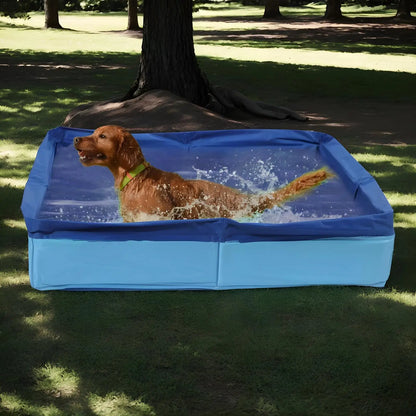 Piscine de bain pliable en PVC pour animaux de compagnie, pataugeoire pour chien, antidérapante, Non gonflable, pour chiots de compagnie, chats, autres animaux