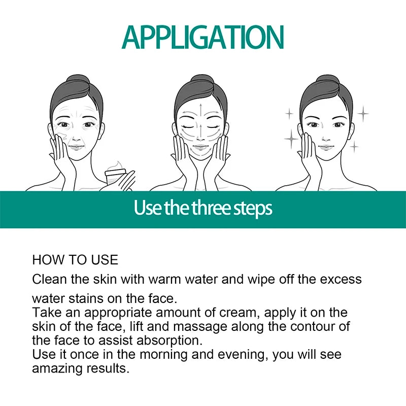 Crème pour le visage en 5 secondes, lisse, raffermissante, élimine les yeux gonflés, Anti-vieillissement, Lifting ferme, hydratant, élimine les ridules, soins pour la peau