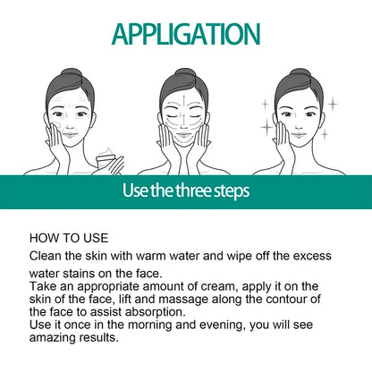 Crème pour le visage en 5 secondes, lisse, raffermissante, élimine les yeux gonflés, Anti-vieillissement, Lifting ferme, hydratant, élimine les ridules, soins pour la peau