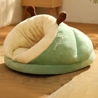 Chaud petit chien chenil lit respirant chien maison mignon pantoufles en forme de lit pour chien chat sac de couchage pliable lavable maison pour animaux de compagnie