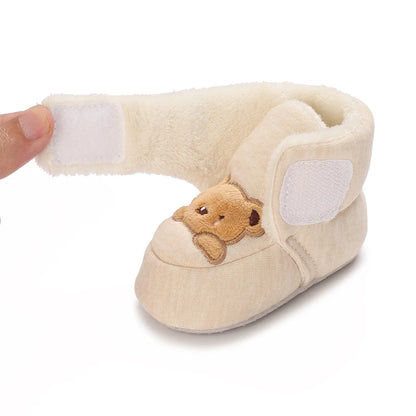 Mode bébé filles garçons mignon doux dessin animé coton enfant en bas âge chaussures premier marcheur chaussures pour les nouveau-nés