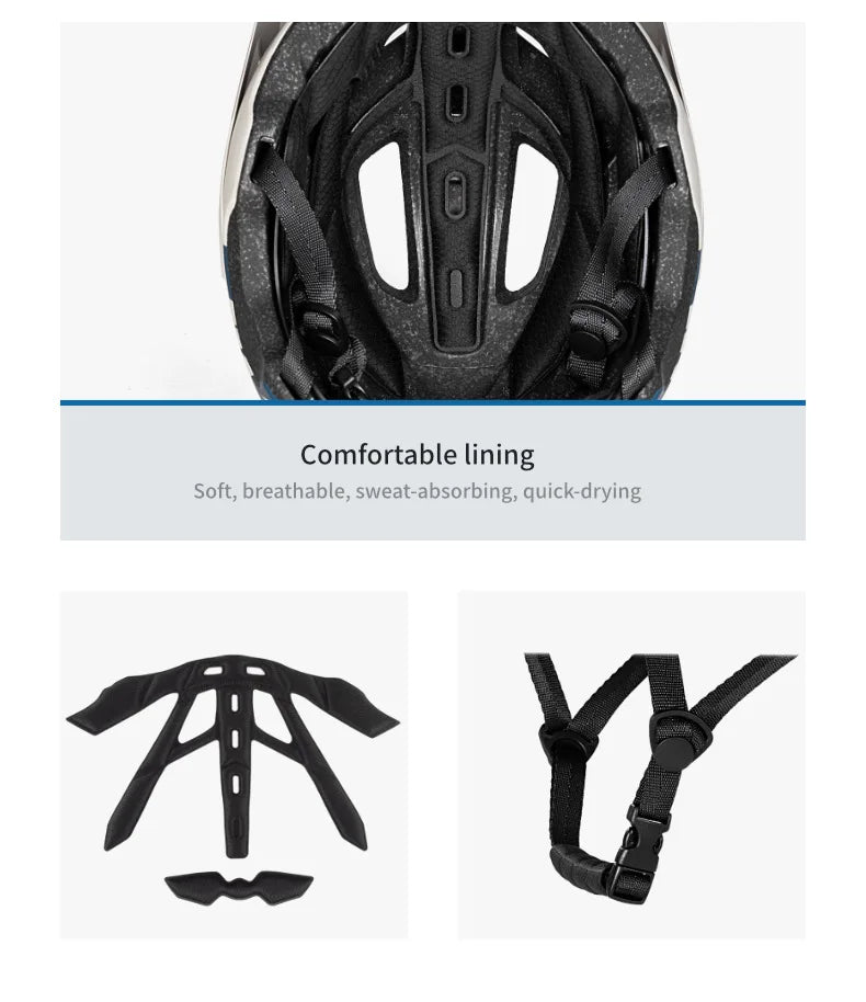 BATFOX-Casque de vélo pour homme, casque de vélo, casque de vélo de montagne, casque de vélo VTT, casquettes de vélo