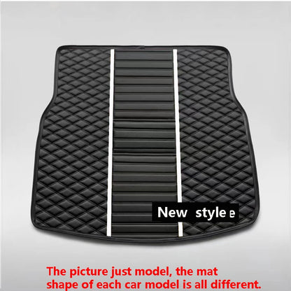 Tapis de sol de voiture en cuir de luxe personnalisé pour Renault Clio 4 2013 2014 2015 2016, ensemble complet d'accessoires imperméables pour femmes