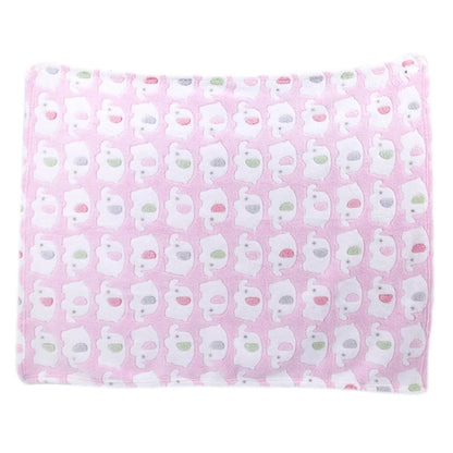 Couverture de dessin animé éléphant mignon pour bébé, produits pour bébé, nouveau-né, climatisation, lieux de couette, oreiller en velours, couette, utilisation pour les touristes