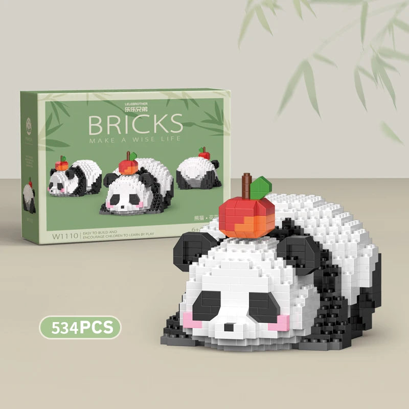 Mini Animal de Style Chinois à Assembler Soi-Même, Briques de Construction, Modèle Créatif, pour Garçon