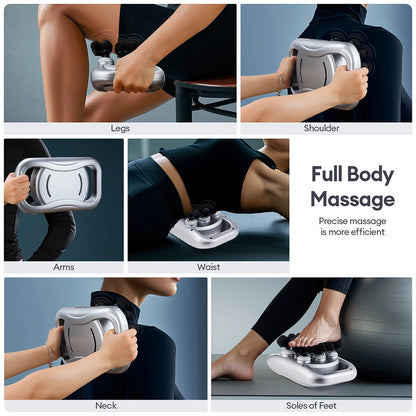 Pistolet de Massage corporel à vibrations haute fréquence, 22 têtes, masseur de dos et de taille, masseur de cou et d'épaule, masseur musculaire