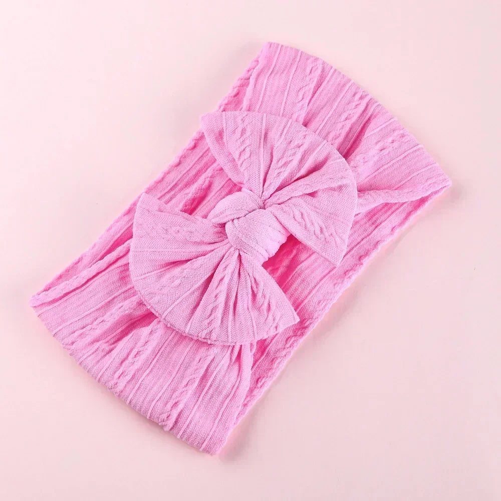 Bandeau élastique en Jacquard avec nœud papillon pour bébés, couvre-chef à nœud papillon, mignon, pour bébés filles, photographie pour nouveau-nés