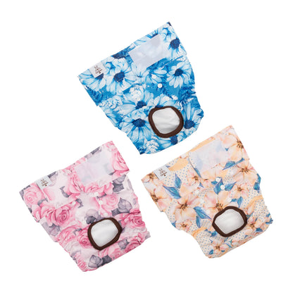 (3 pièces par paquet) couches pour chien femelle CuteBone couches réutilisables pour période de chien couches lavables pour chien femme pour Cycle de chaleur