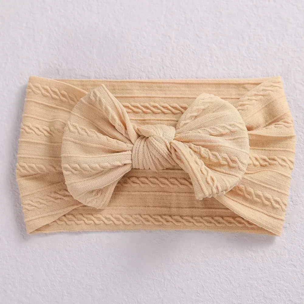 Bandeau élastique en Jacquard avec nœud papillon pour bébés, couvre-chef à nœud papillon, mignon, pour bébés filles, photographie pour nouveau-nés