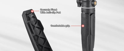 Trépied magnétique pour smartphone MagSafe, mini perche à selfie extensible à 360 °, support de trépied à tête sphérique, poignée pour iPhone 14, 13, 12